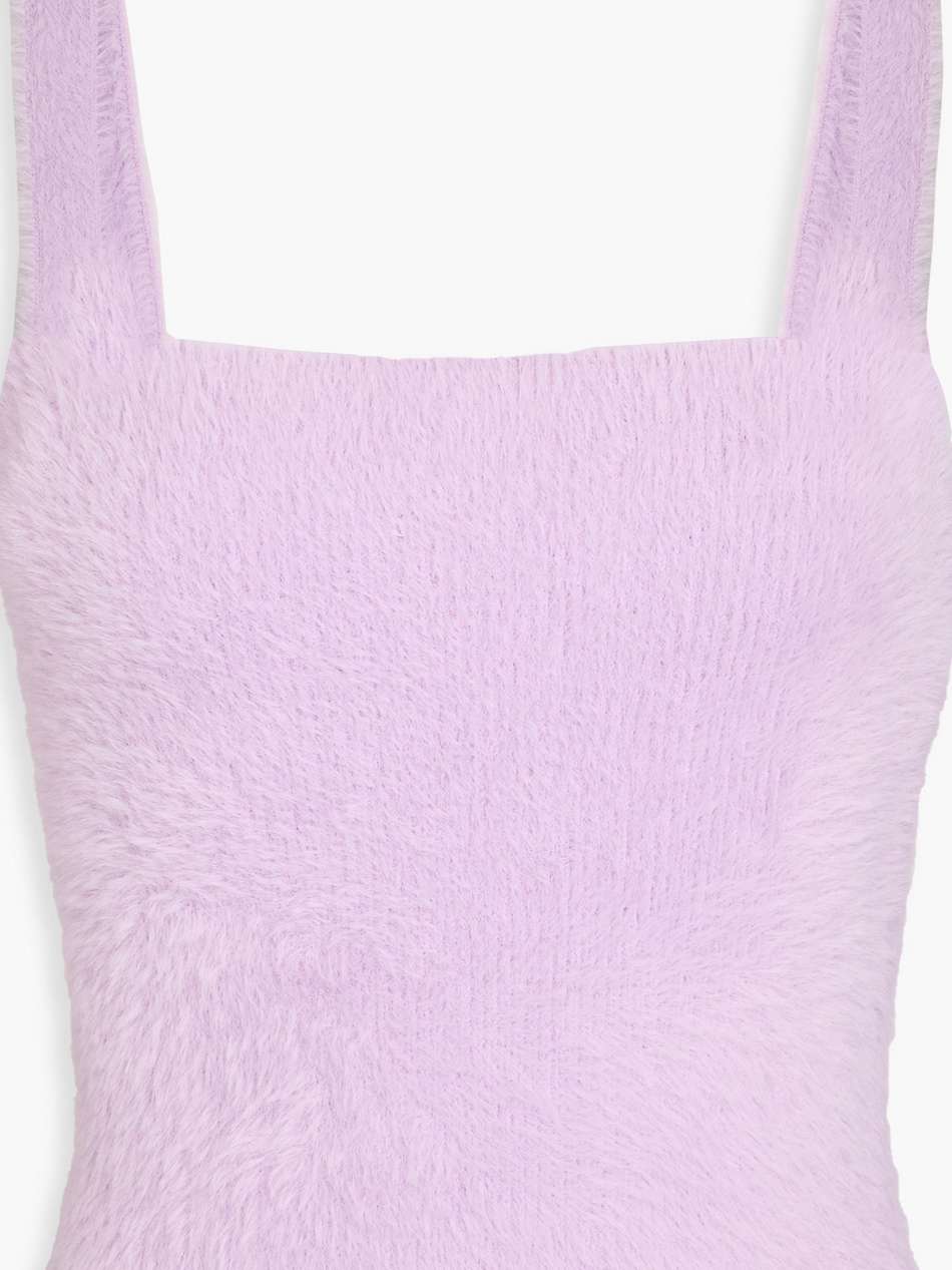 nissa cropped brushed knitted top