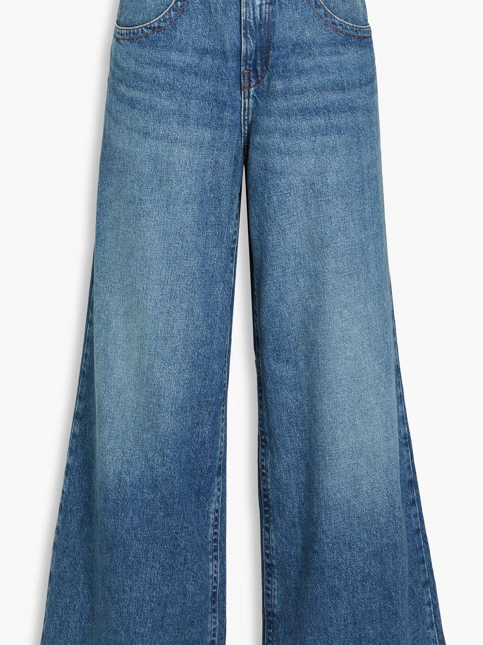 the skater high-rise wide-leg jeans