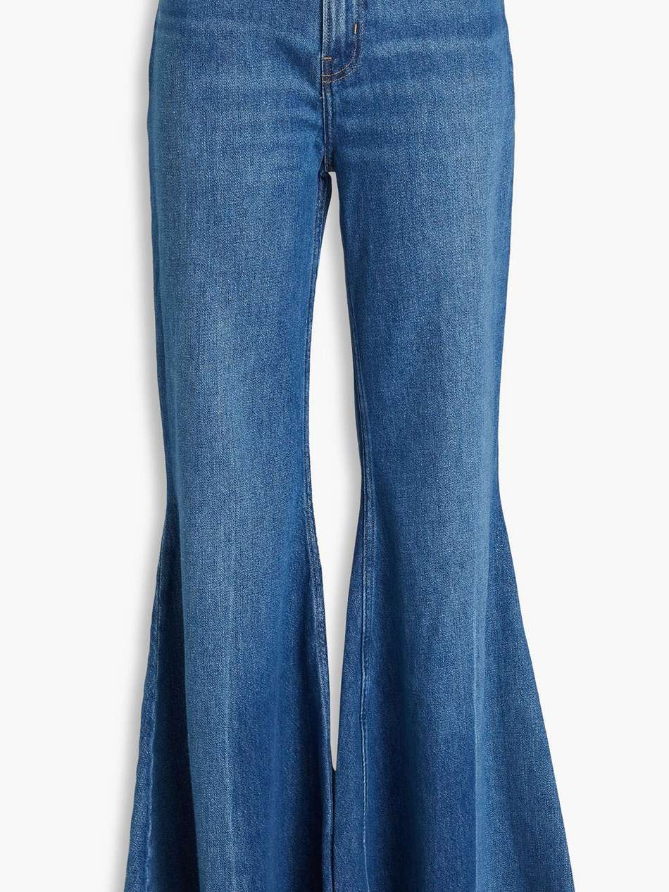 the extreme flare high-rise flared jeans
