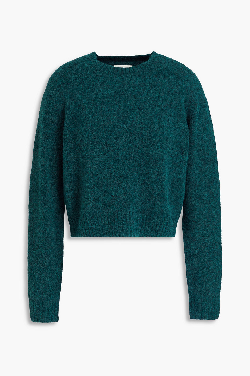 Antik Batik Tiba Cropped Knitted Jumper In Teal