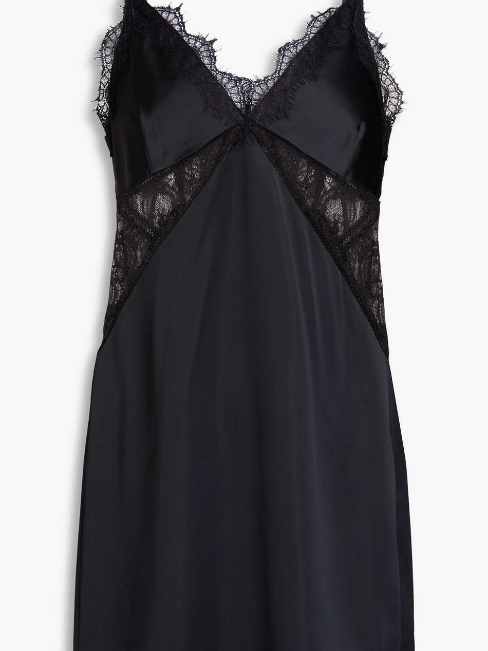 lucia satin mini slip dress