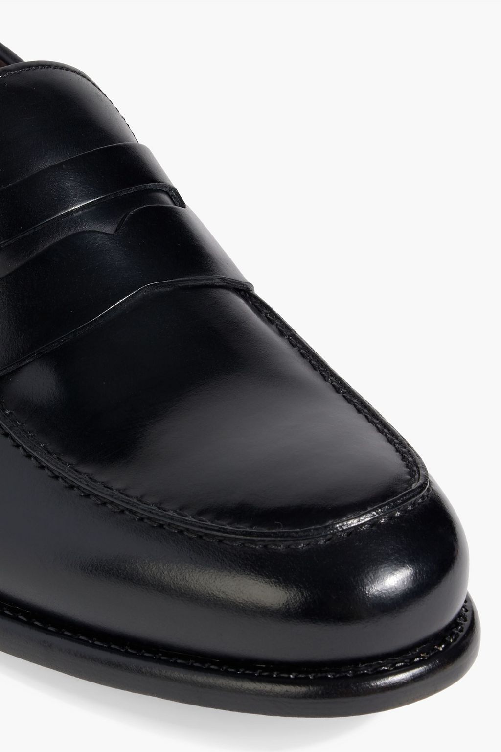 FERRAGAMO Theodore leather penny loafers