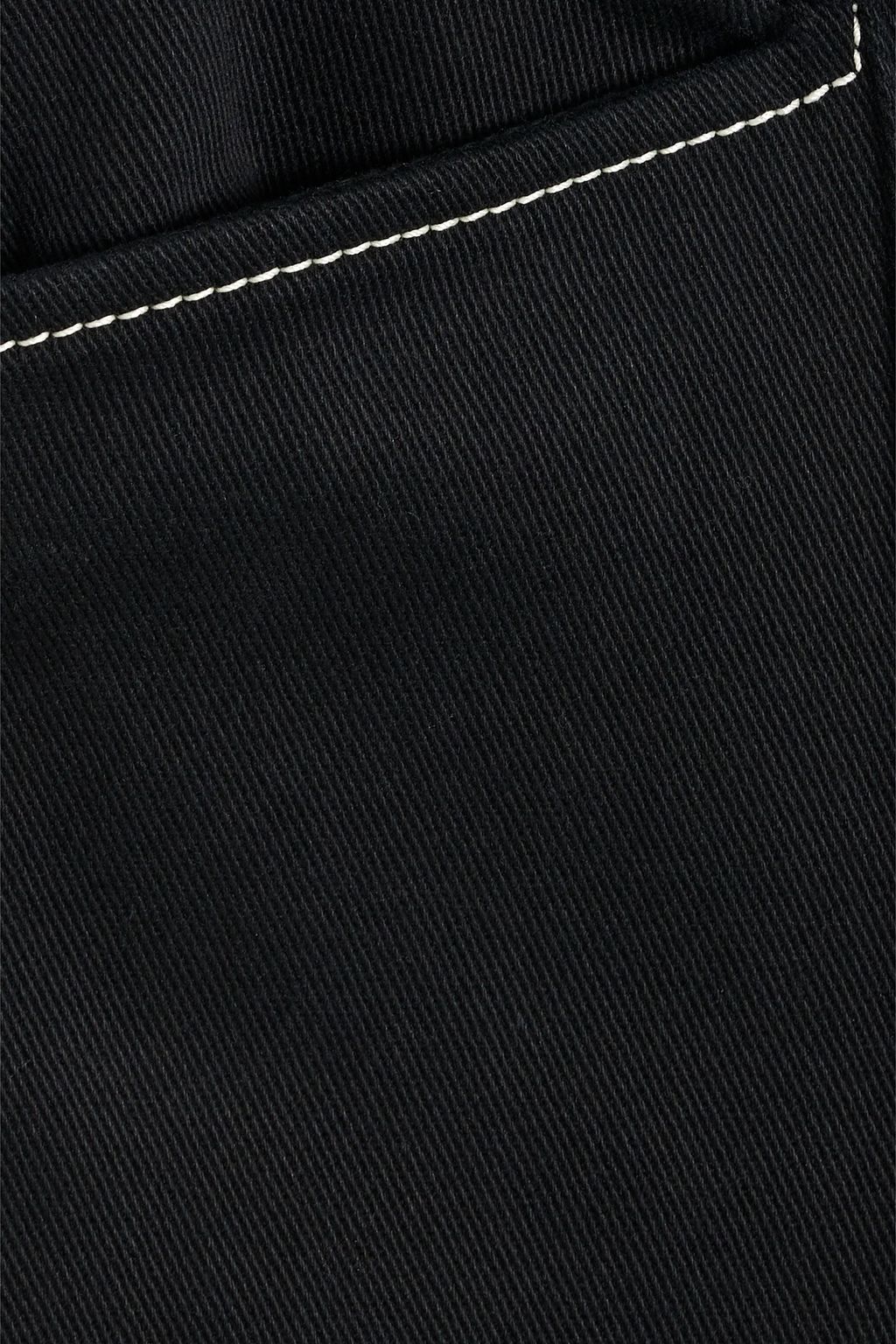PUCCI Fringed cotton-blend twill flared pants