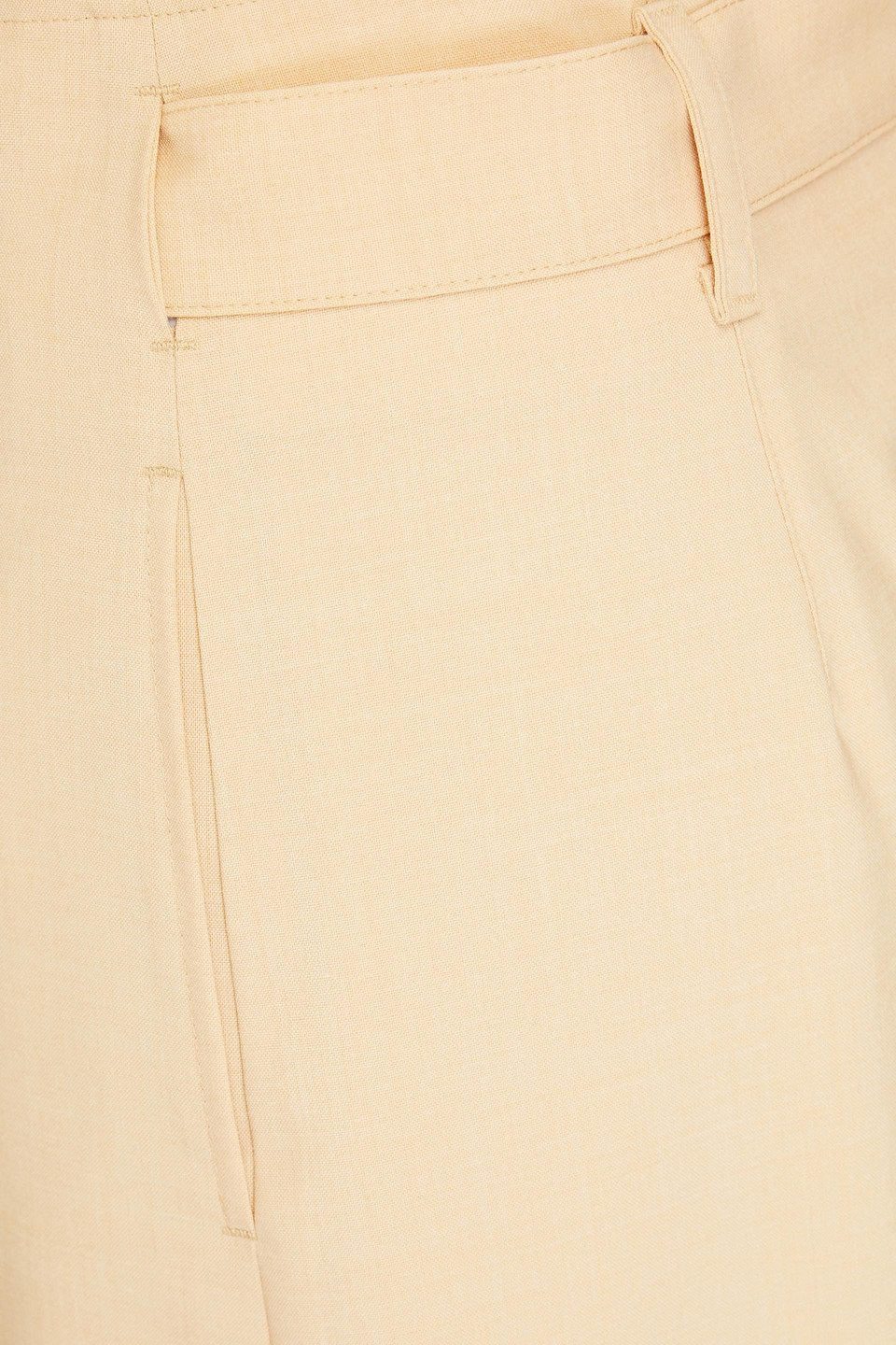 Shop Rejina Pyo Isra Wool-blend Midi Wrap Skirt In Sand