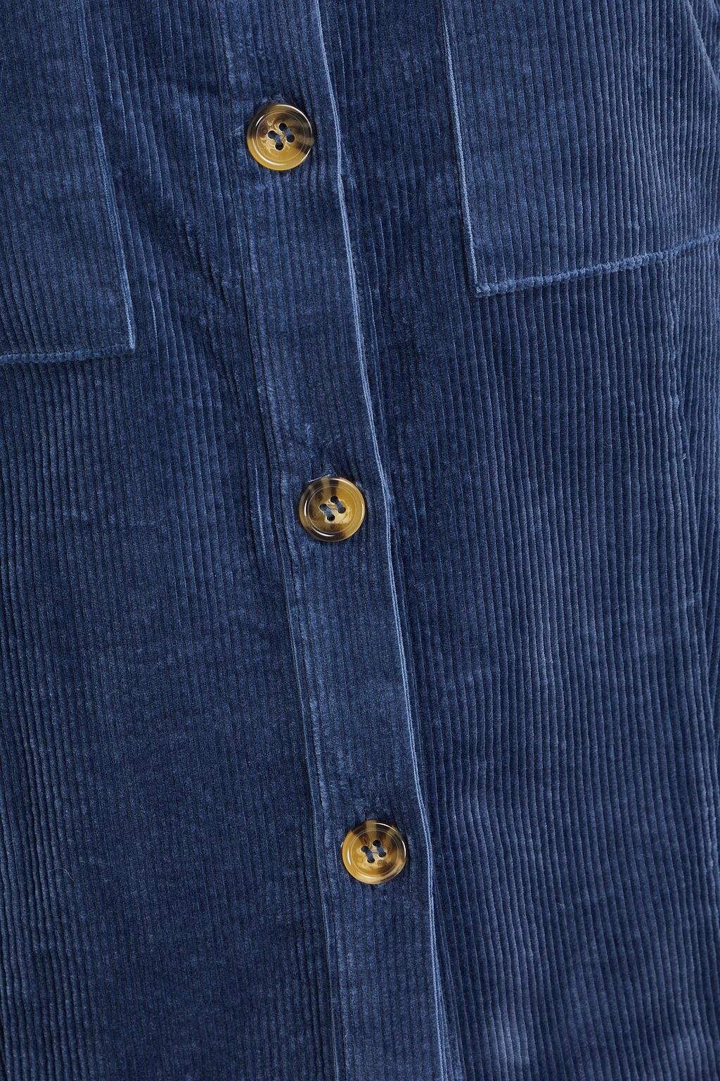 ANTIK BATIK قميص «تيلدا» من المخمل المضلّع المصنوع من مزيج من القطن