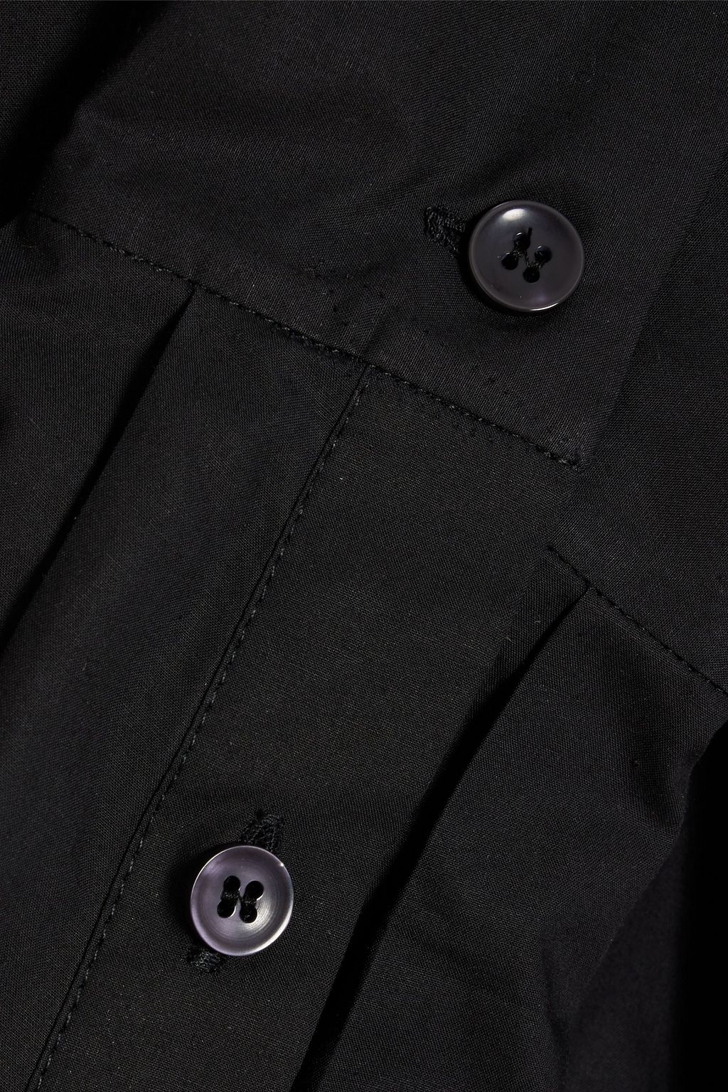 ANOTHER TOMORROW Cotton-poplin blouse