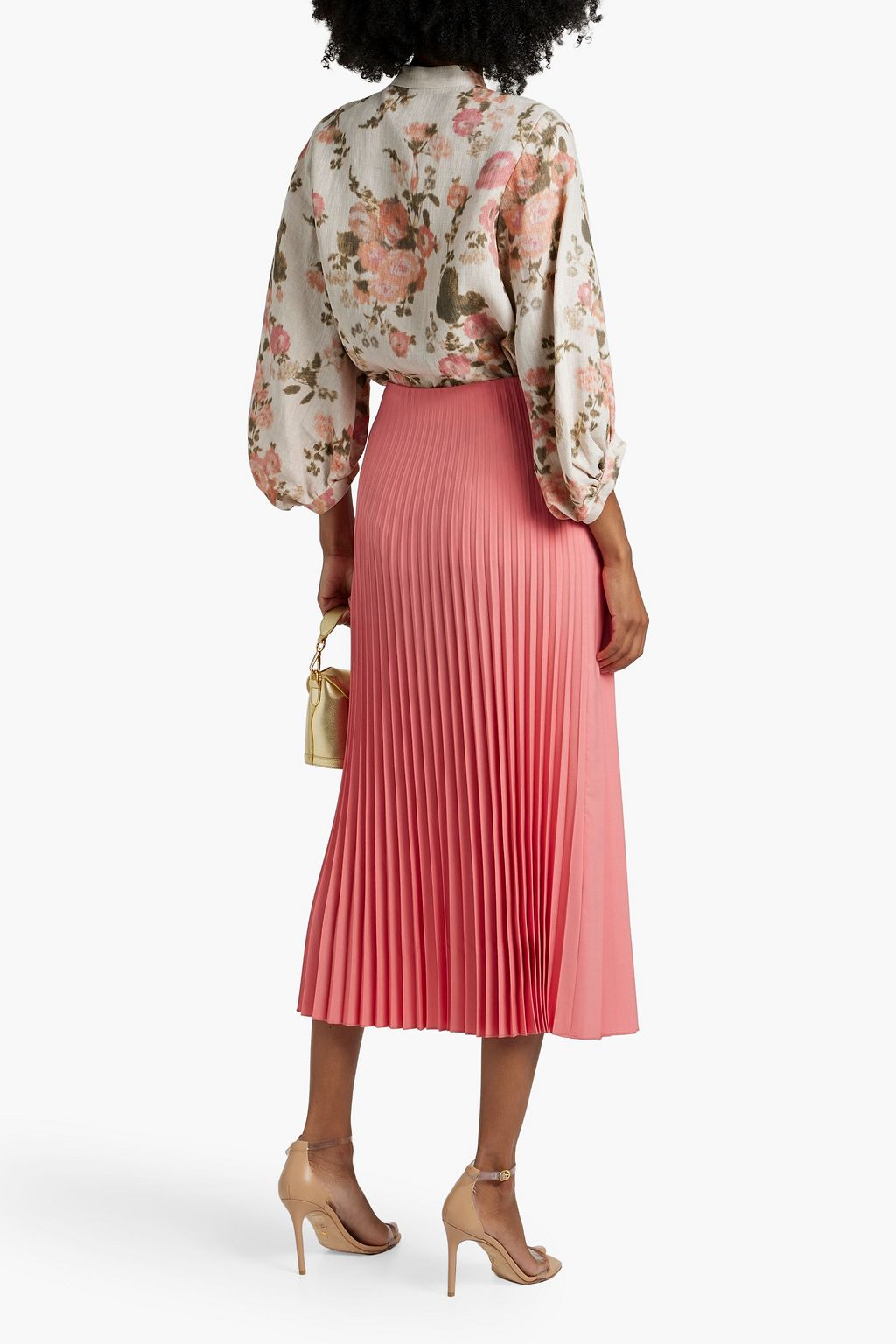 ERDEM Ossana floral-print linen-gauze top