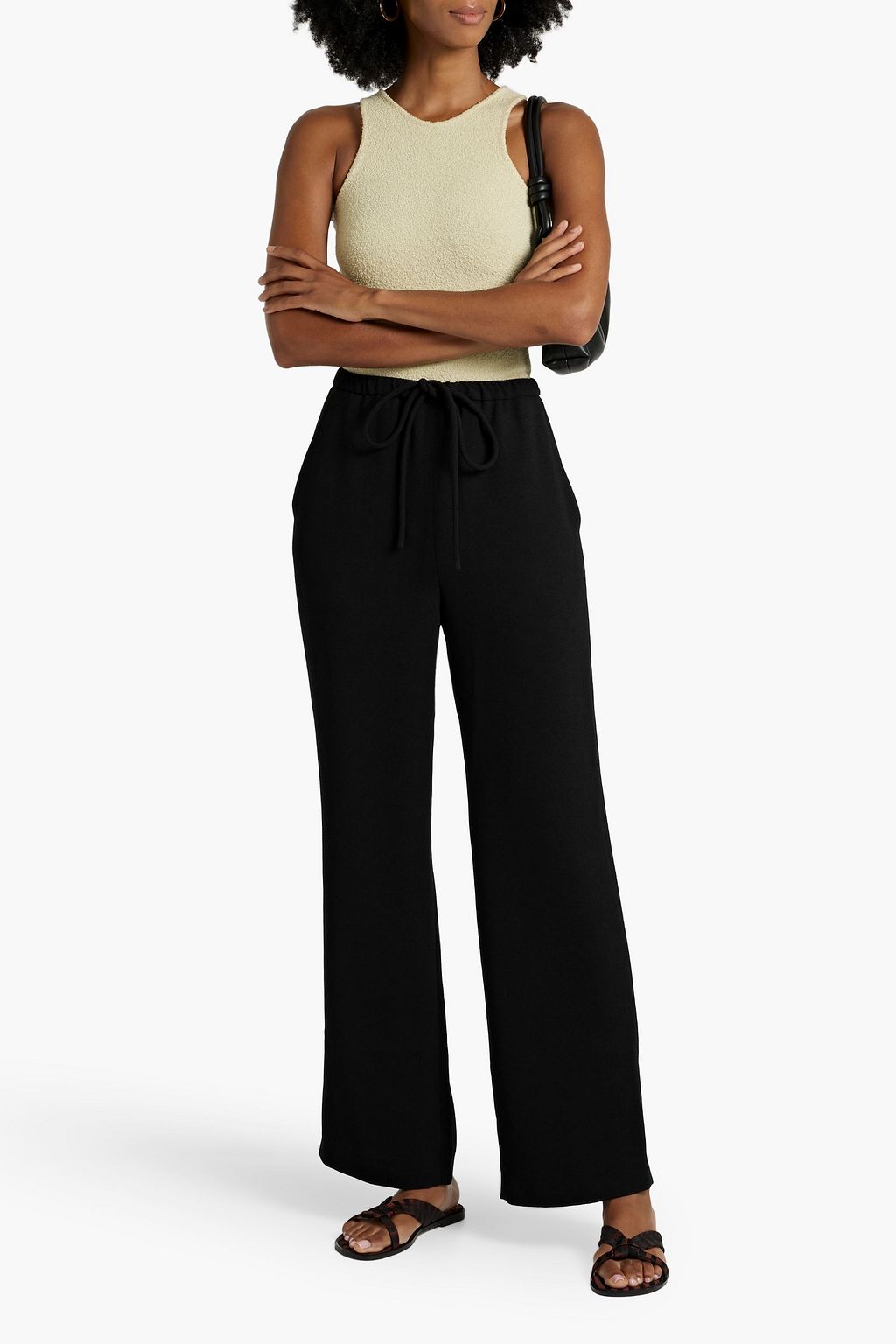 NANUSHKA Polyka crepe straight-leg pants