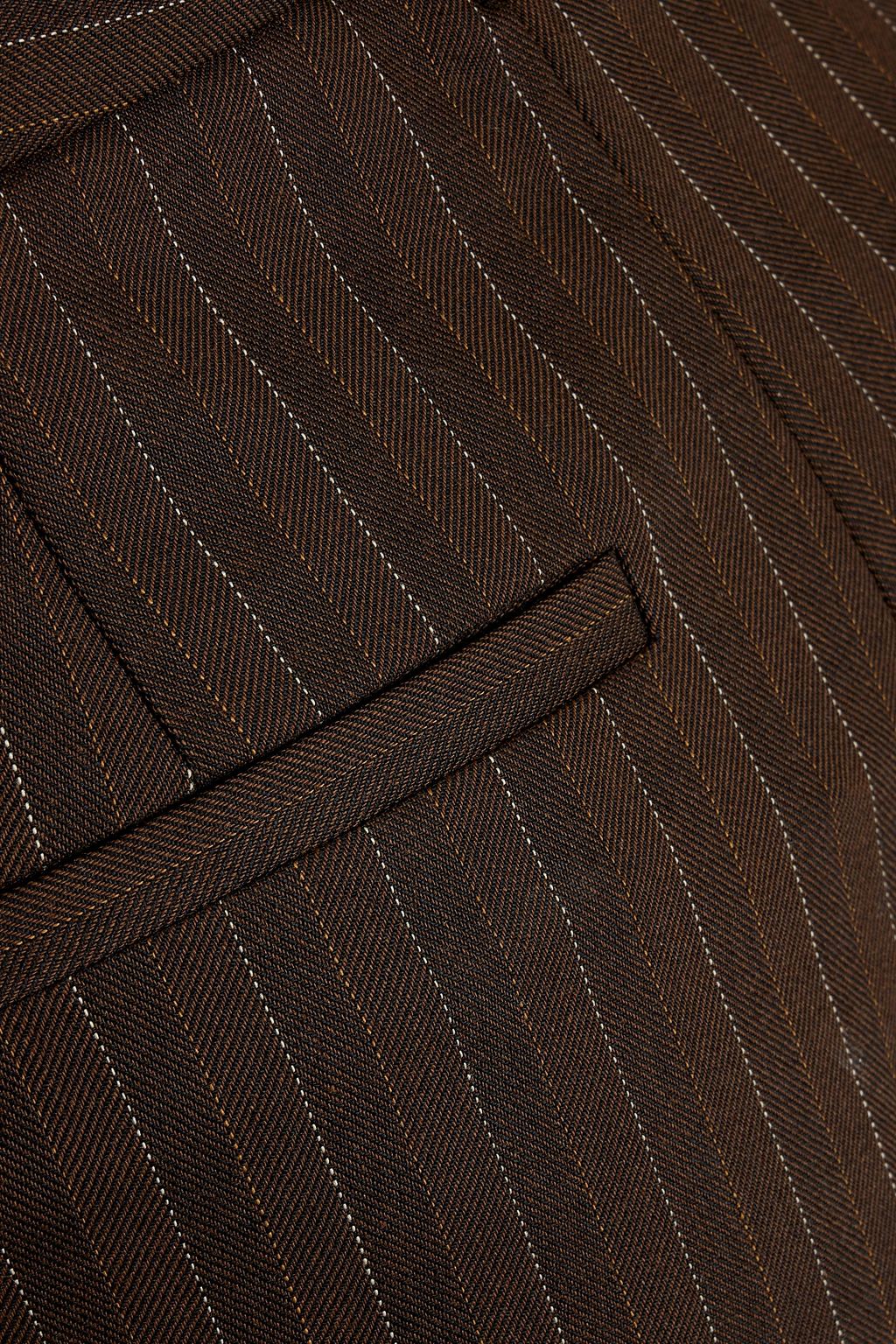 NILI LOTAN Corette pinstriped wool-blend straight-leg pants