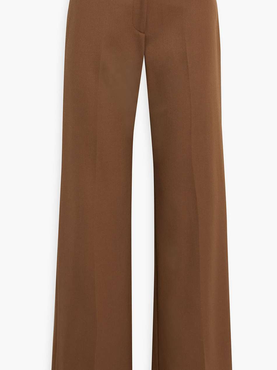 arielle wool-twill flared pants