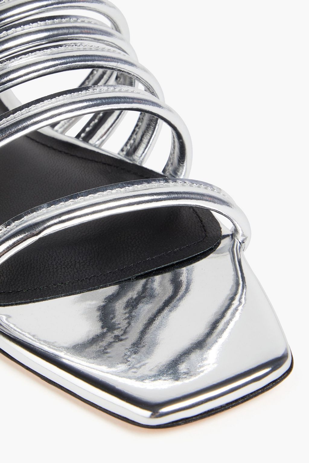 IRO Calista metallic leather sandals