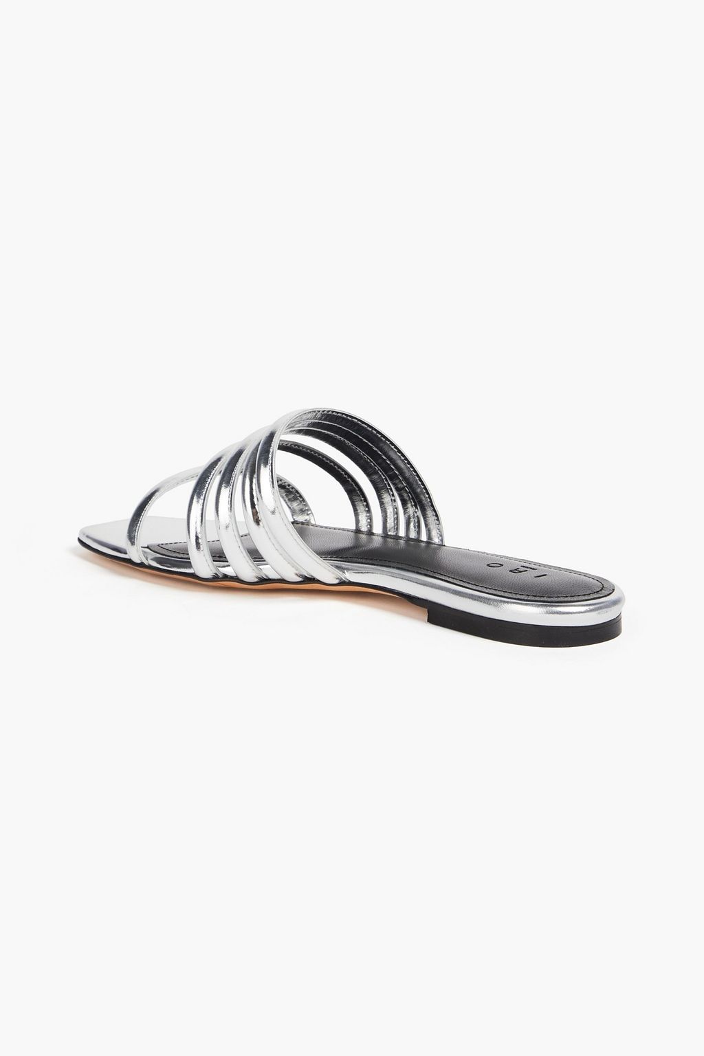 IRO Calista metallic leather sandals