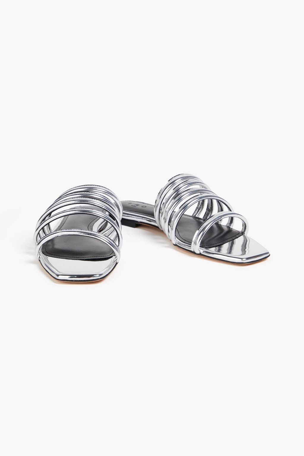 IRO Calista metallic leather sandals