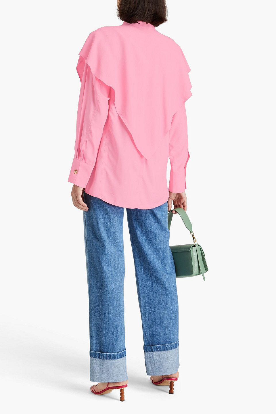  Rejina Pyo - Jolene Bluse Aus Webstoff - Pink - Xs 