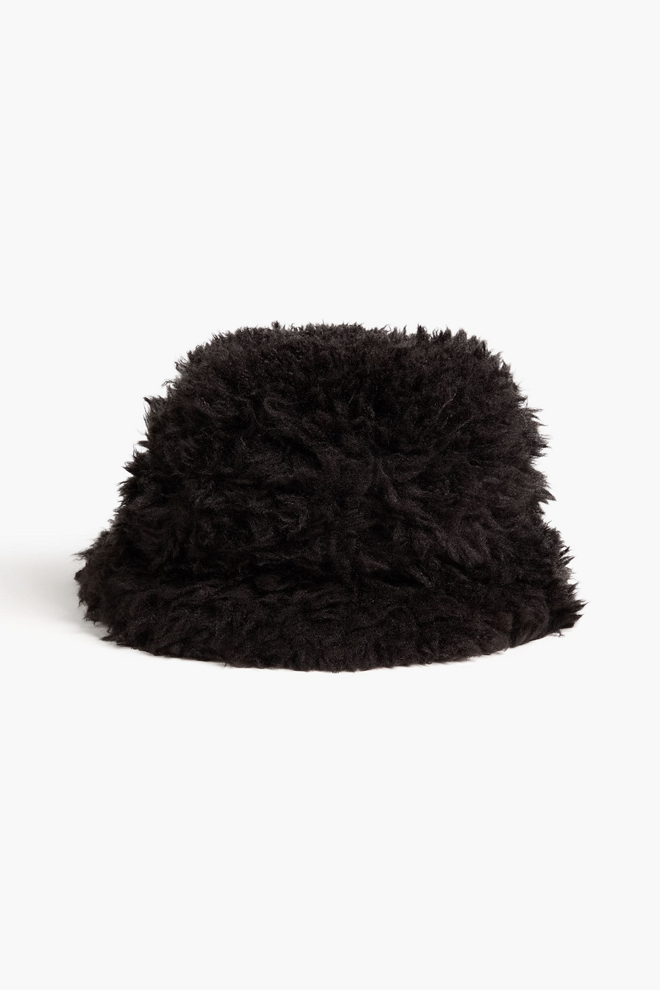 Goldbergh Faux Fur Bucket Hat In Black