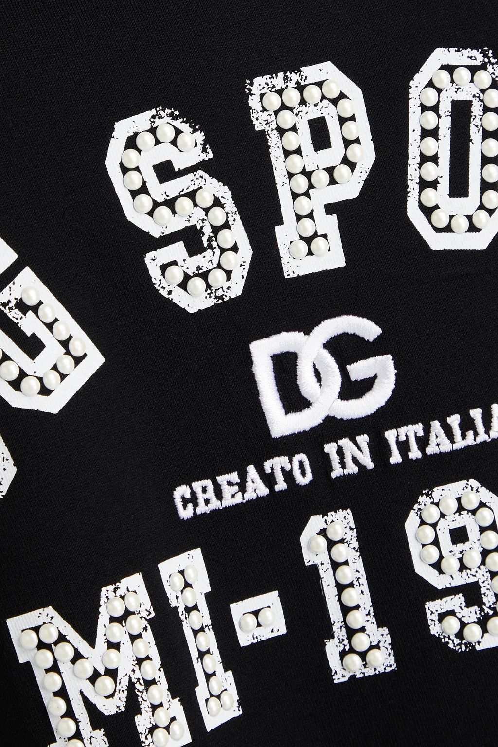 DOLCE&GABBANA بلوزة بدون أكمام مصنوعة من قطن جيرسي بتصميم مزركش