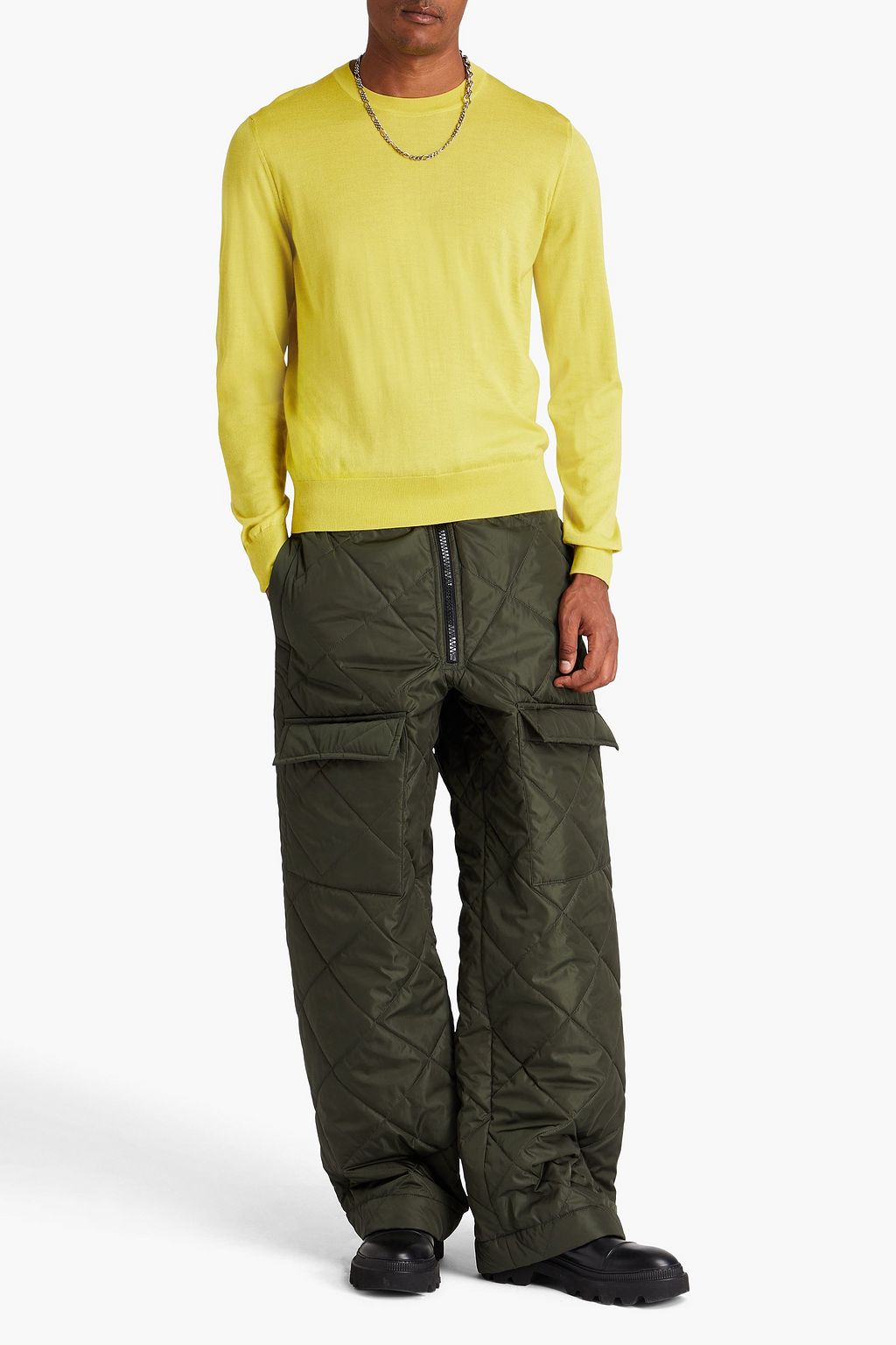 DOLCE&GABBANA Cashmere and silk-blend sweater
