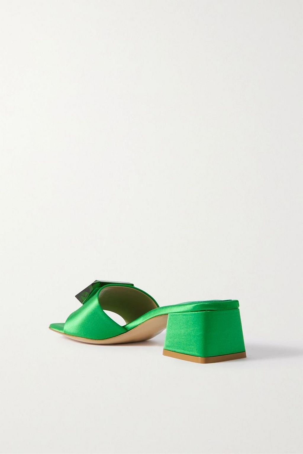 GIANVITO ROSSI Jaipur 45 embellished satin mules