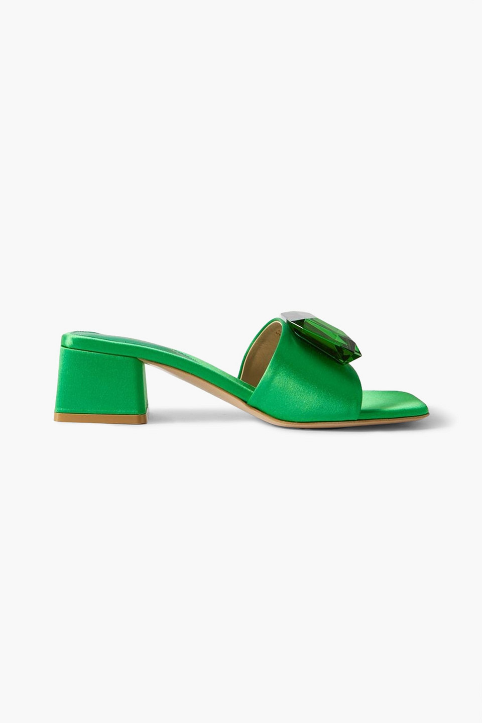 Gianvito Rossi Woman Sandals Green Size 7 Textile Fibers In Grün