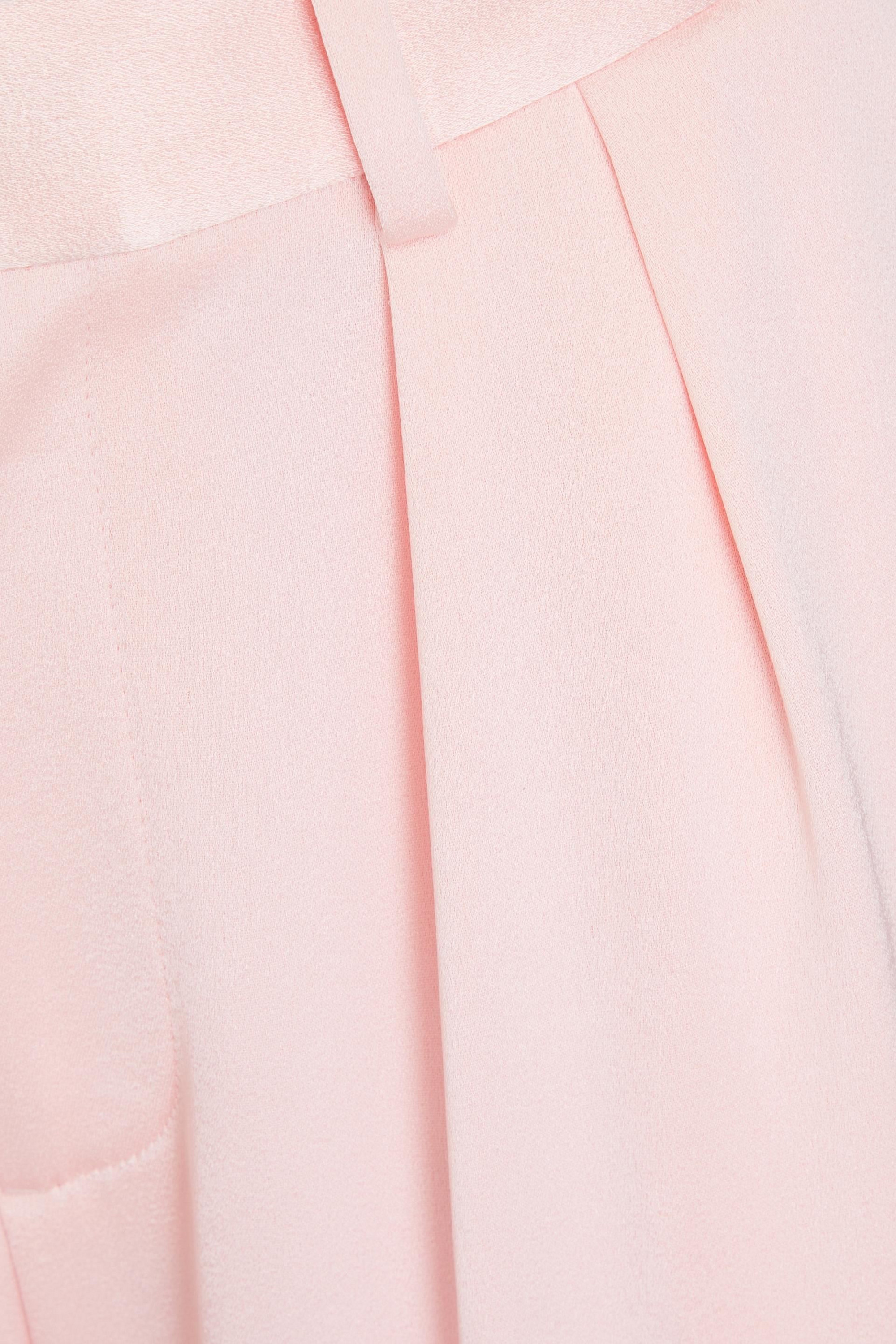 alice + olivia Pompey satin-crepe wide-leg pants