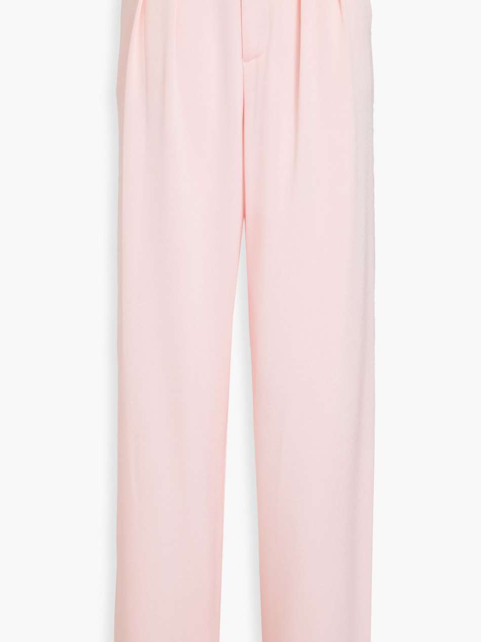 pompey satin-crepe wide-leg pants
