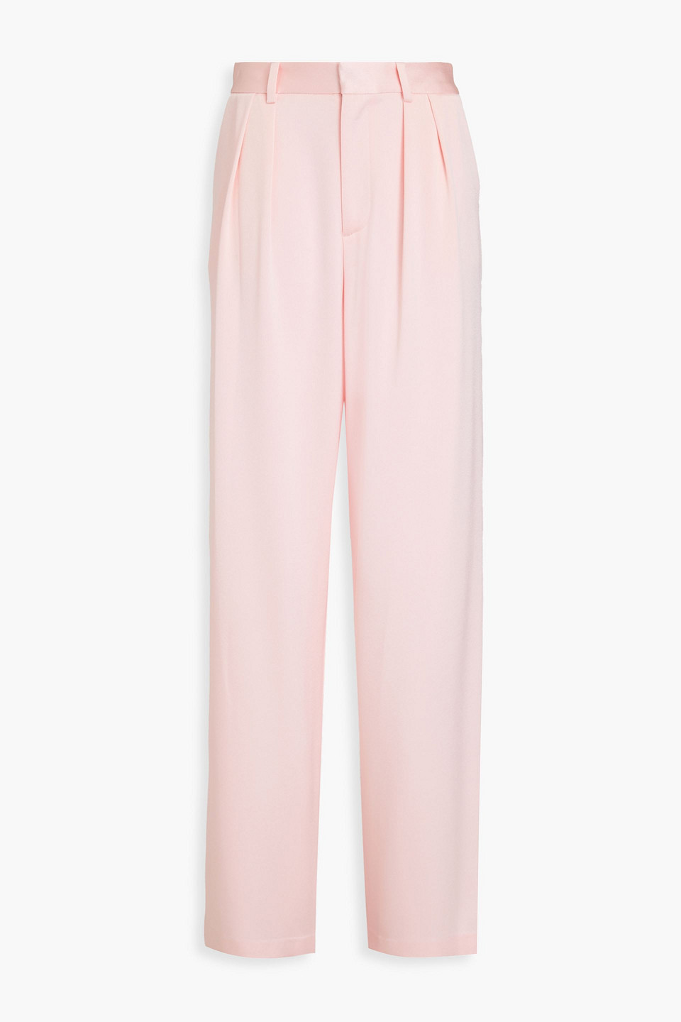 Pompey satin-crepe wide-leg pants