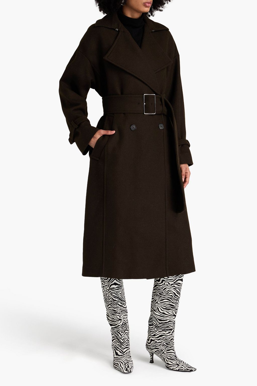 IRO Kealia double-breasted wool-blend coat