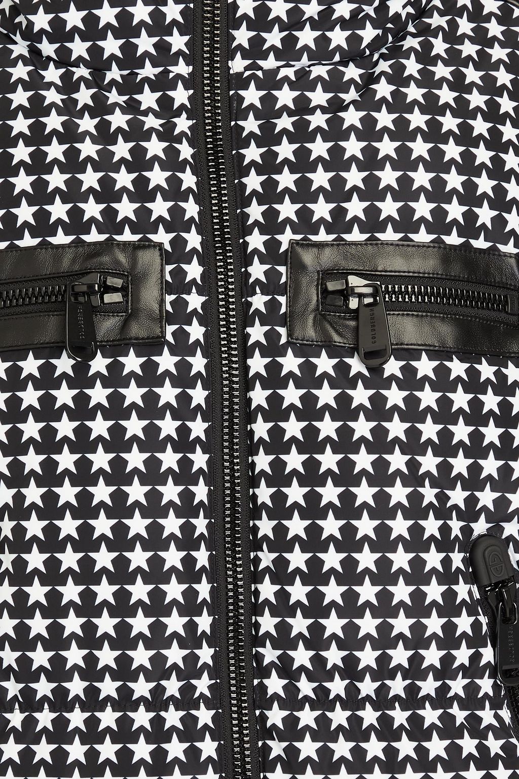 GOLDBERGH Track quilted printed hooded down ski jacket