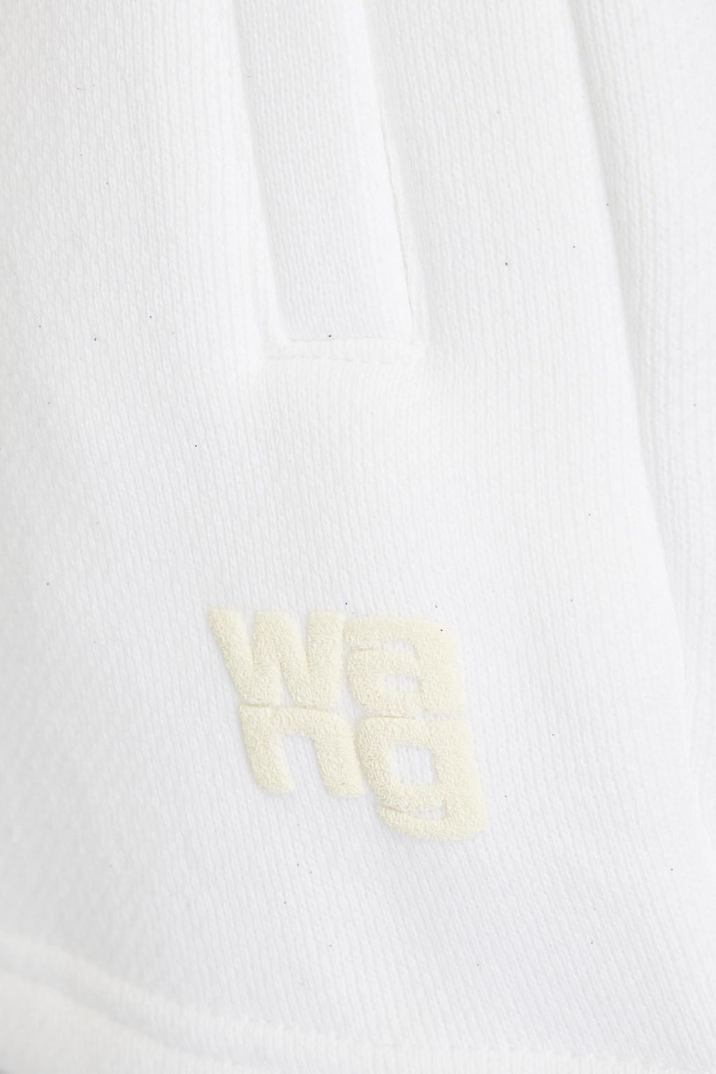 ALEXANDERWANG.T شورت من الصوف الناعم المصنوع من مزيج من القطن