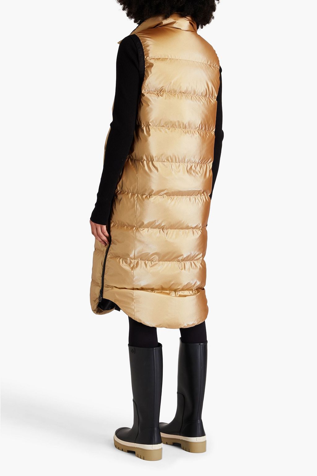 GOLDBERGH Silvretta quilted metallic shell down vest