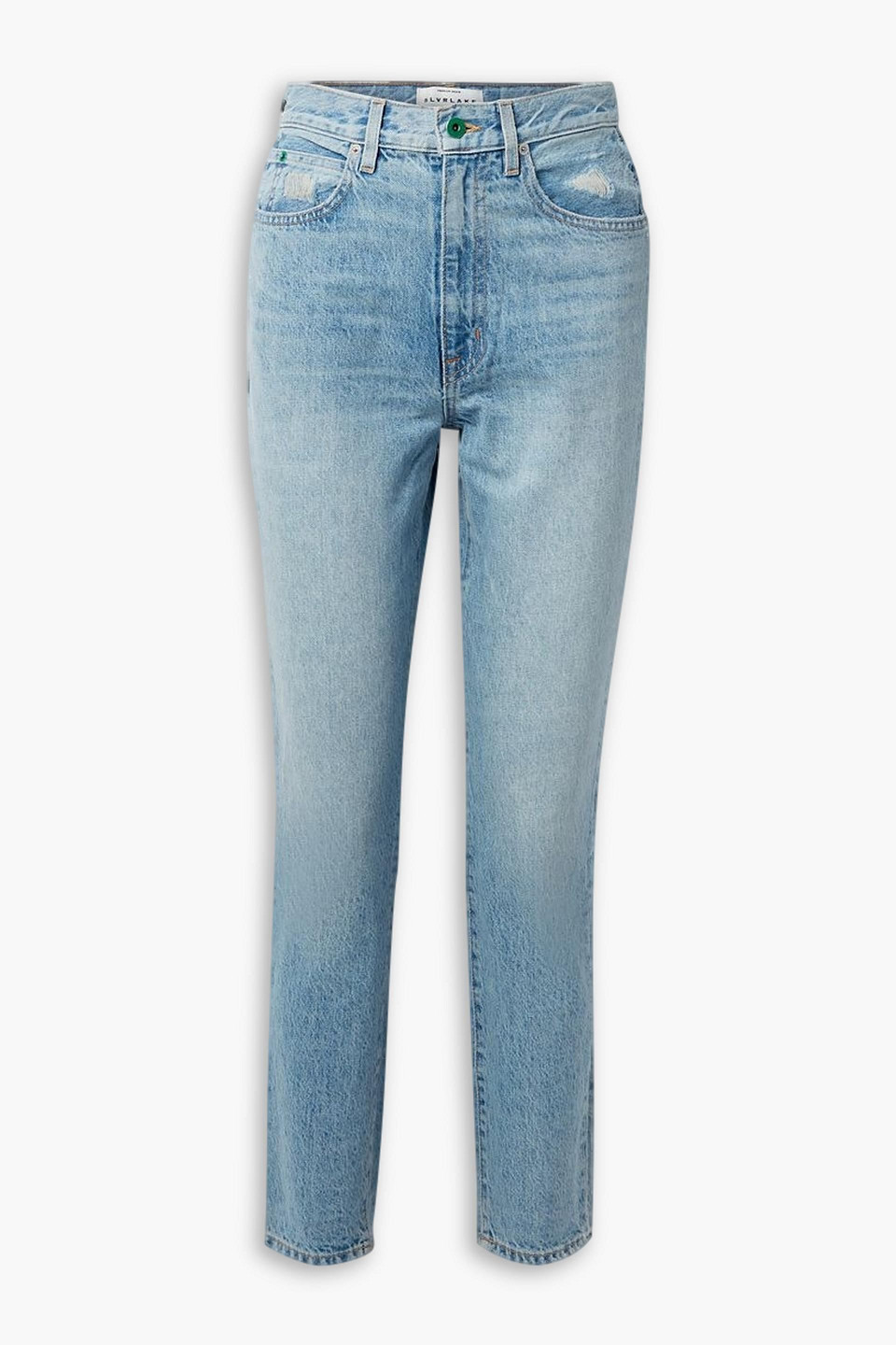 Slvrlake Beatnik High-rise Slim-leg Jeans In Light Denim