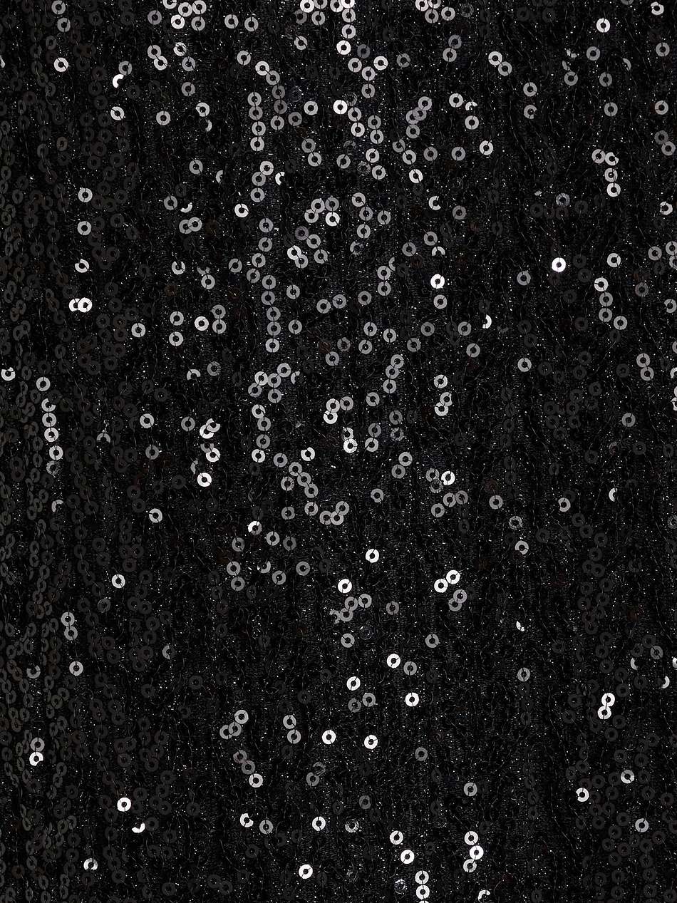 sequined tulle mini dress
