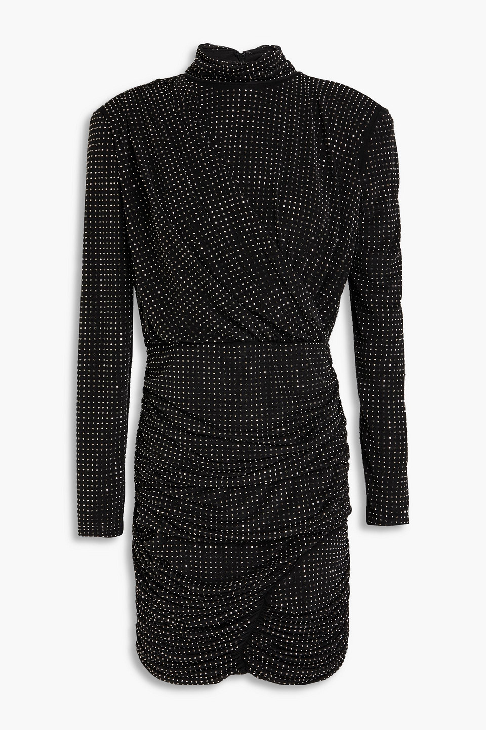 Simkhai Abrah Mock Neck Mini Dress In Black