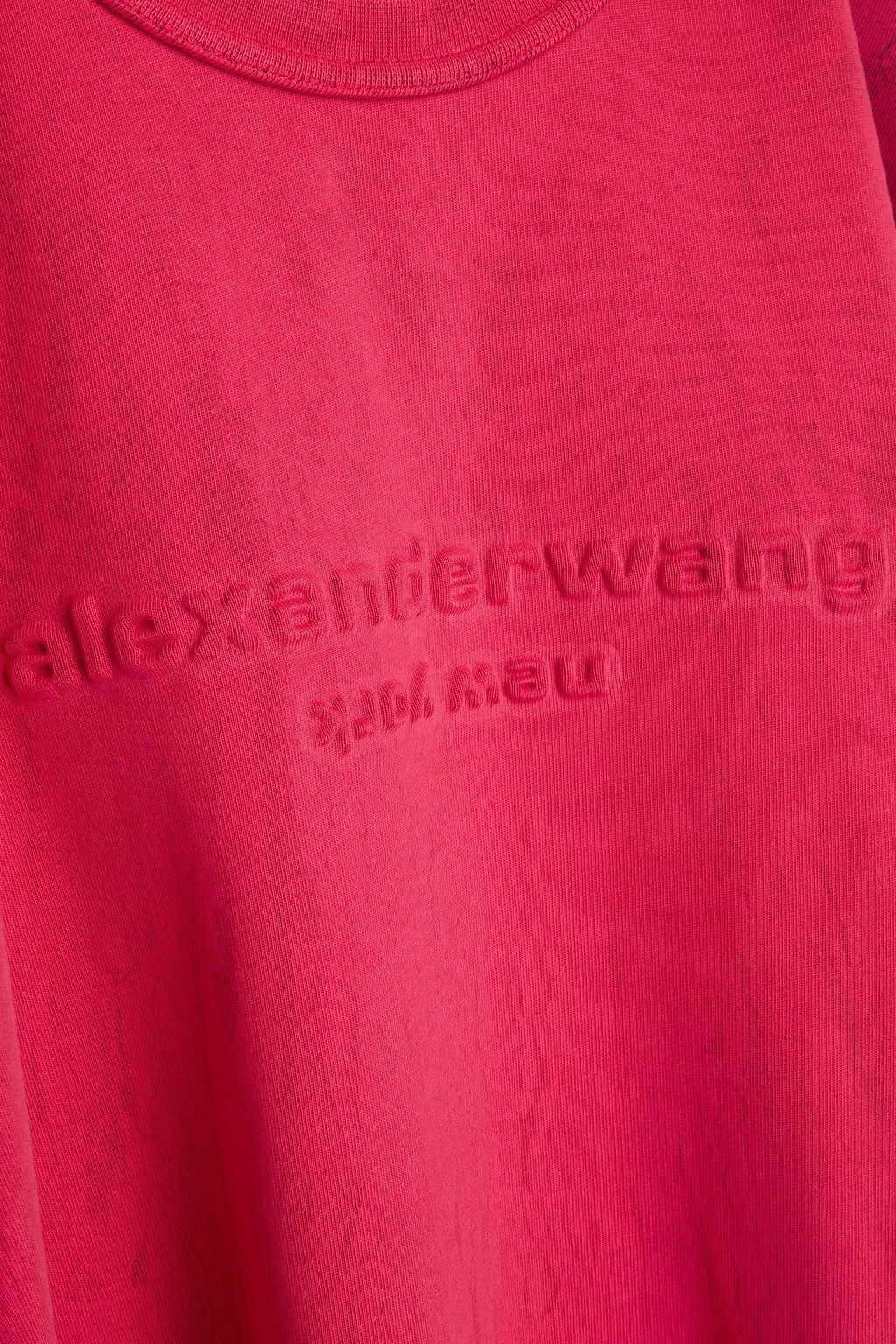 ALEXANDER WANG تي شيرت من قطن جيرسي مزين برقعة زخرفية