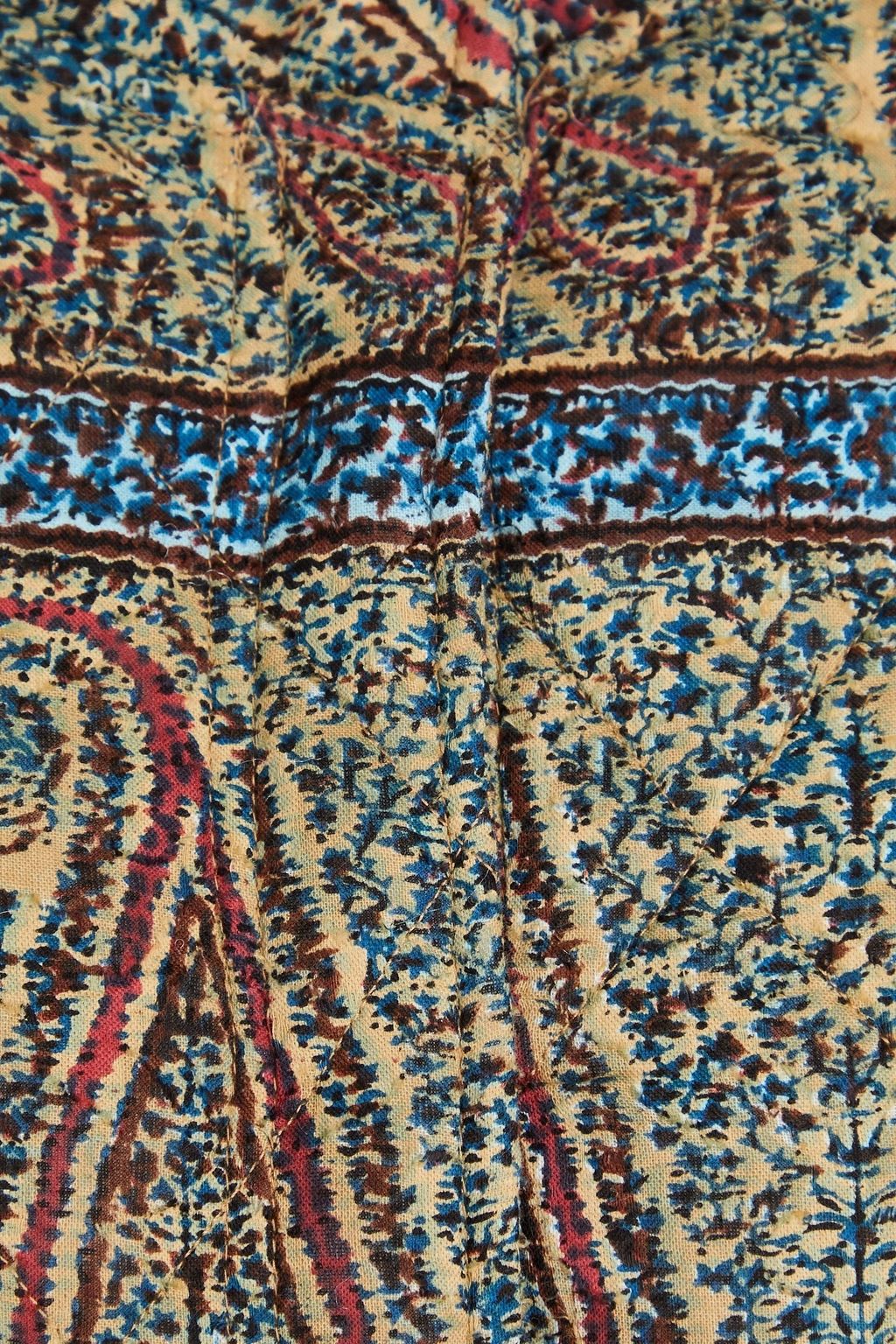 ANTIK BATIK Hida quilted paisley-print cotton fil coupé jacket