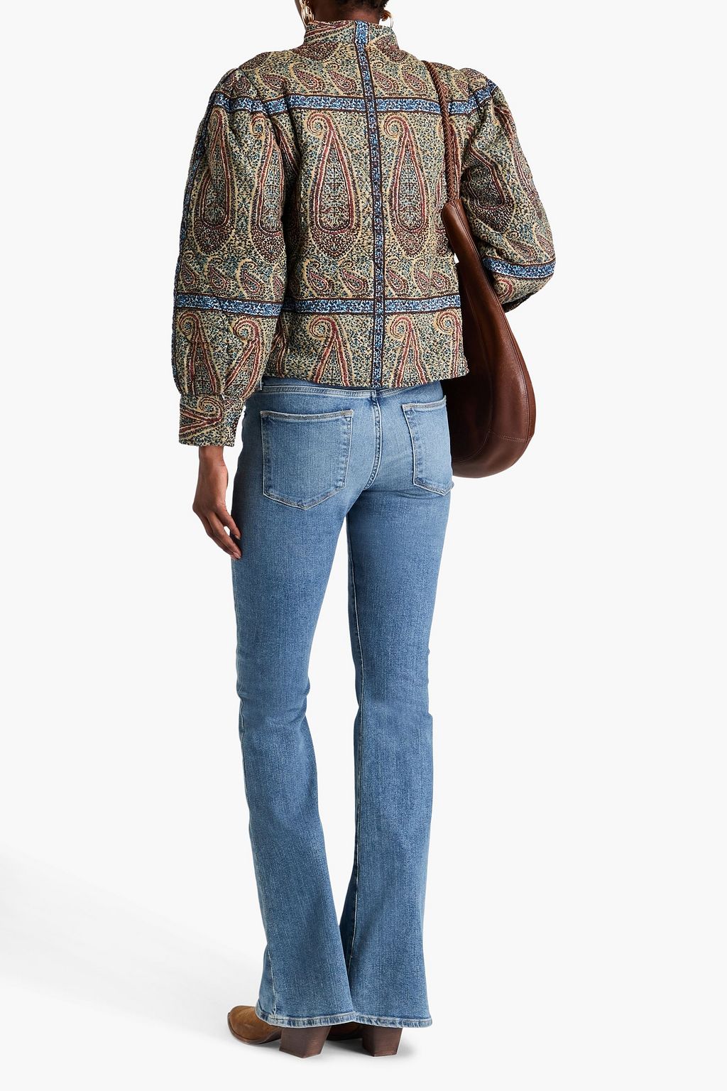 ANTIK BATIK Hida quilted paisley-print cotton fil coupé jacket