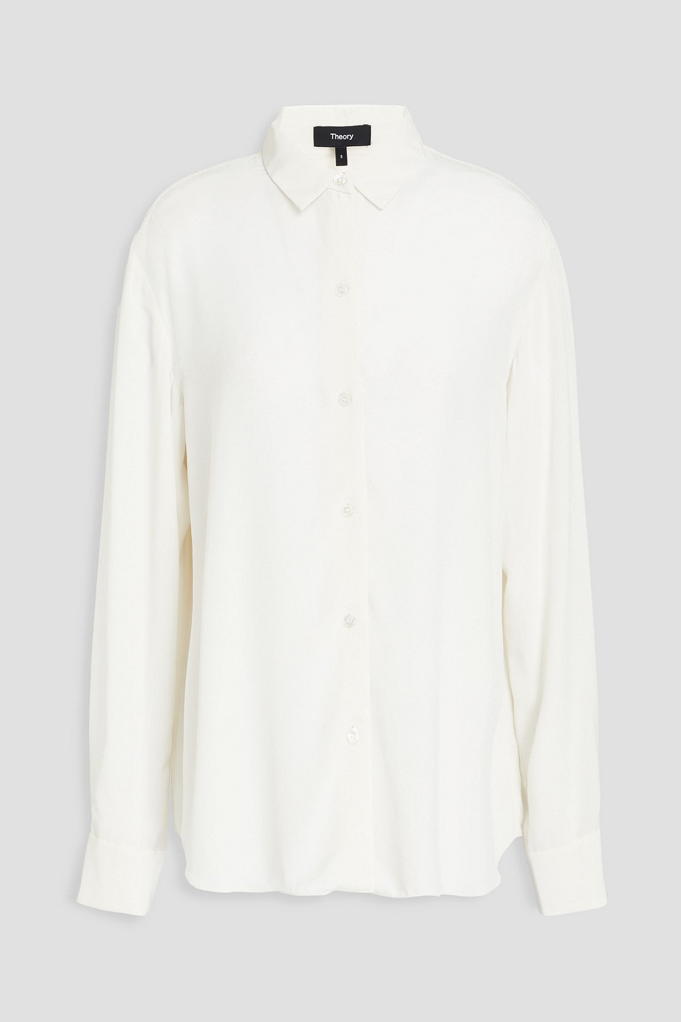 Theory Cady Shirt In Off-white