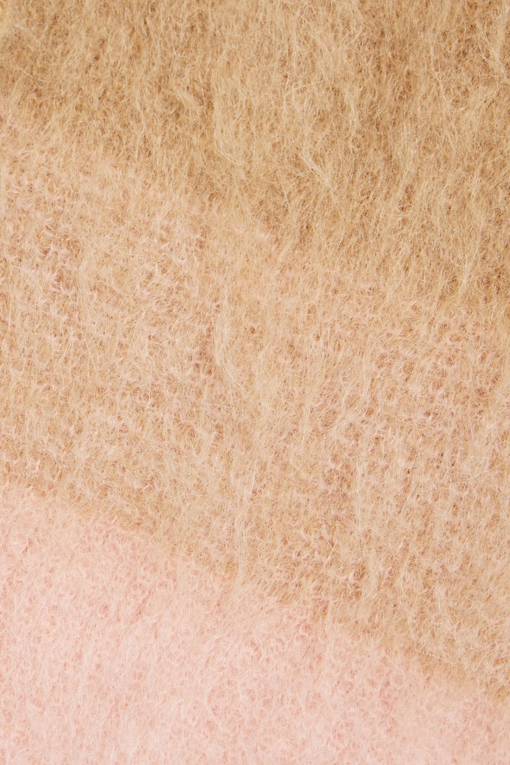 RABANNE Brushed dégradé mohair-blend cardigan