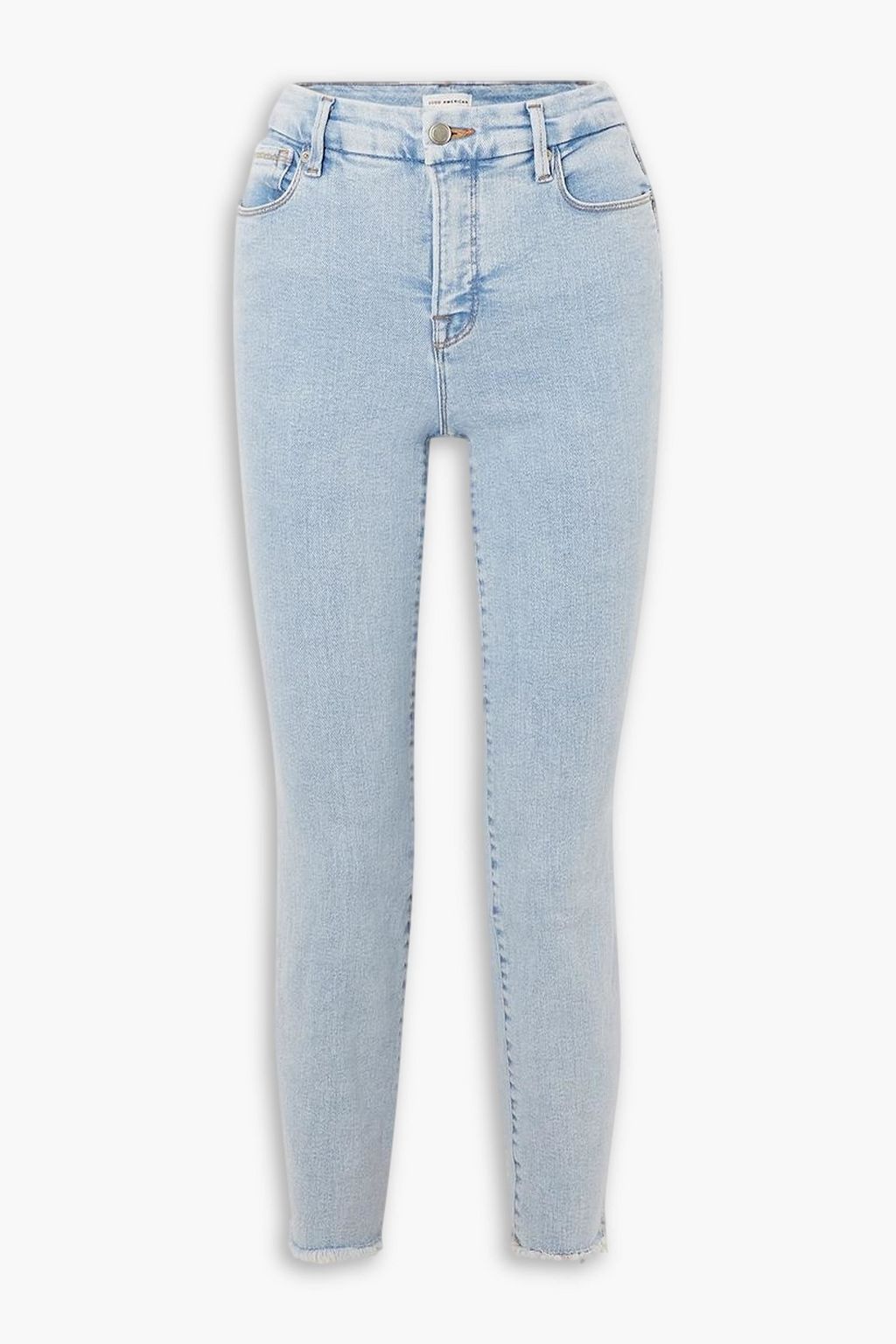 Good Legs high rise slim leg jeans light denim 24