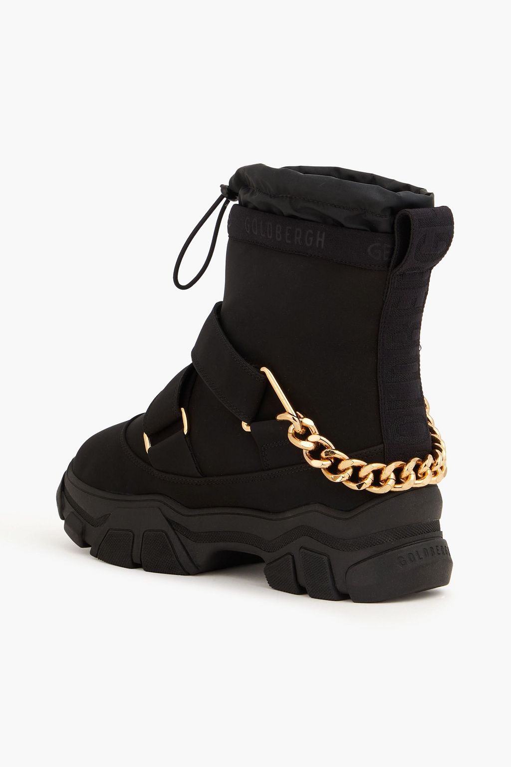 GOLDBERGH Chain-embellished neoprene snow boots