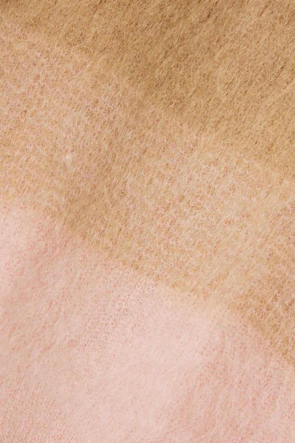 RABANNE Brushed dégradé mohair-blend mini dress