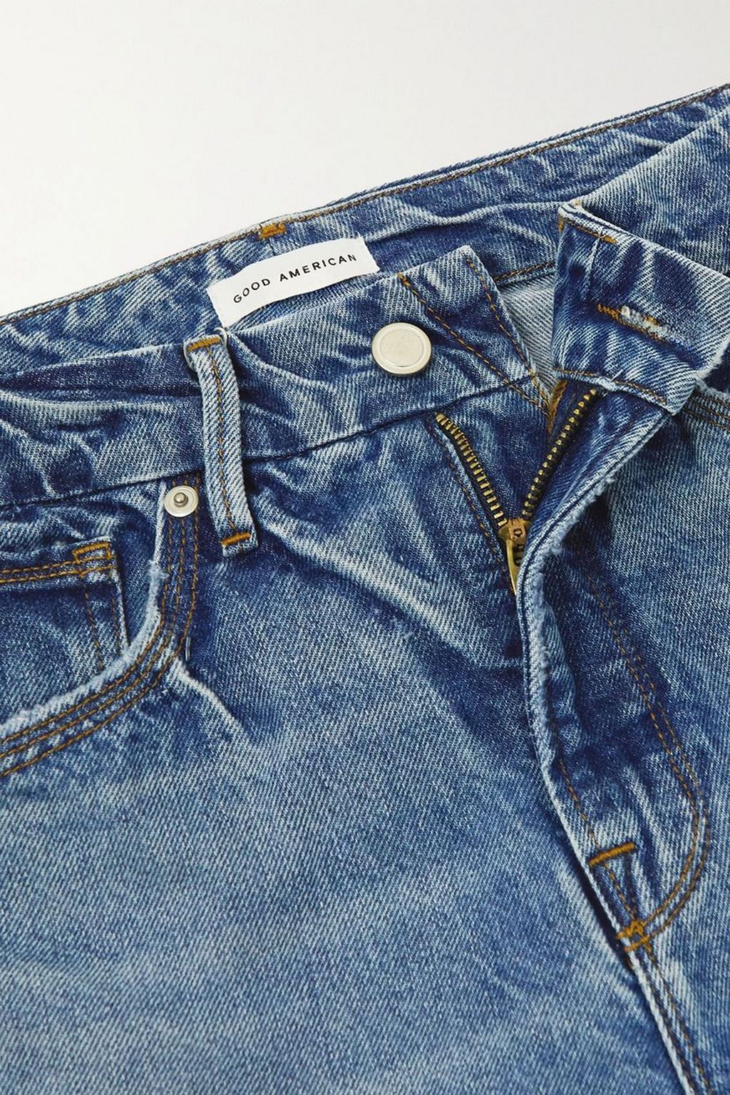 GOOD AMERICAN Good '90s high-rise straight-leg jeans