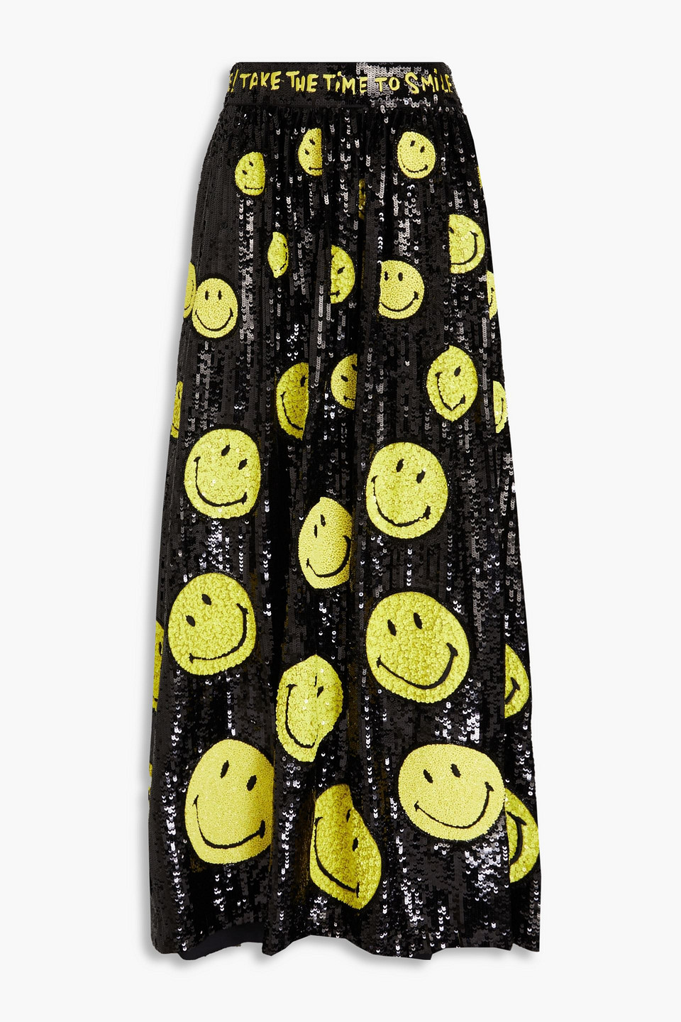 Alice Olivia - Tina embellished shell maxi skirt - Black - US 2