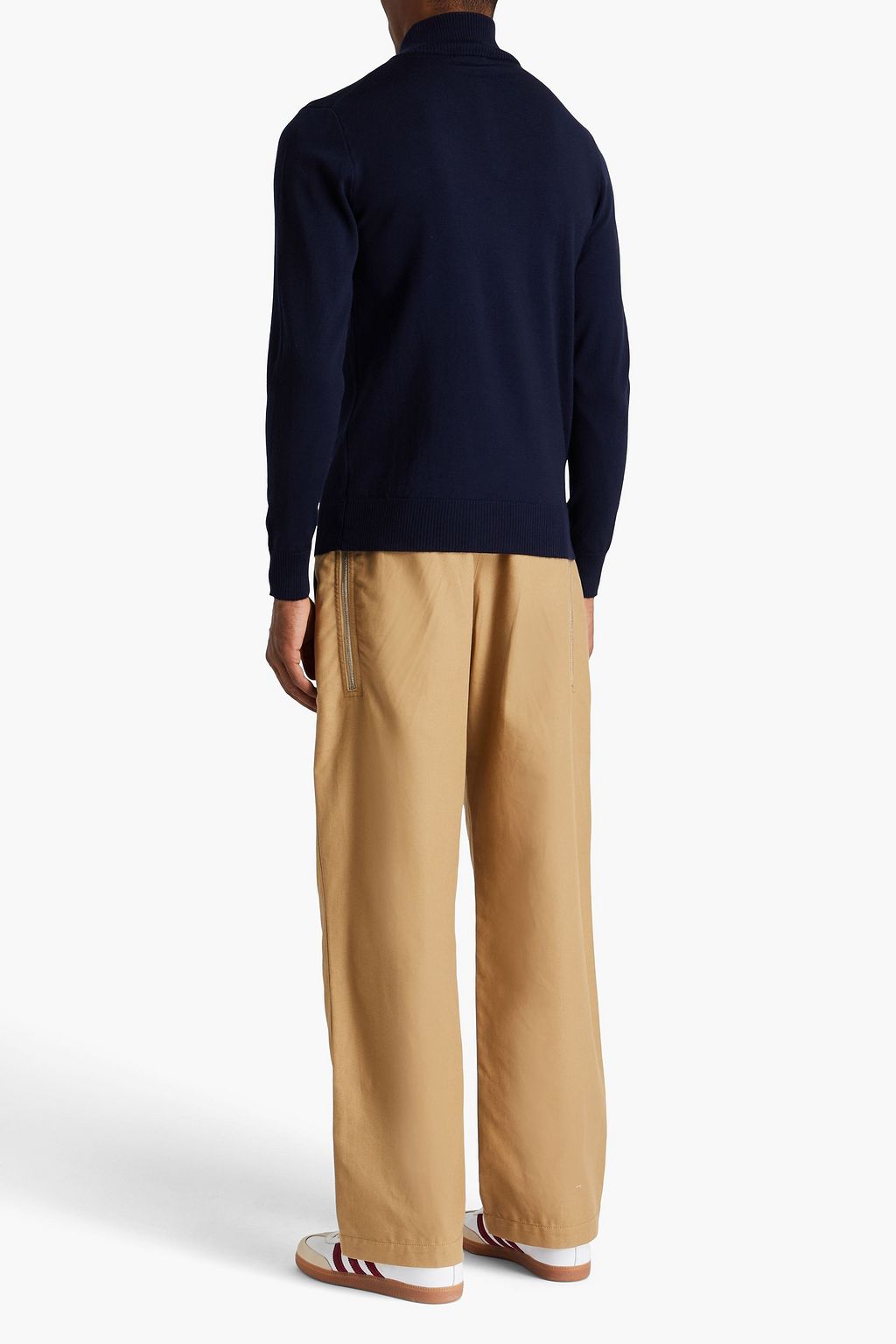 WE NORWEGIANS Merino wool-blend turtleneck sweater