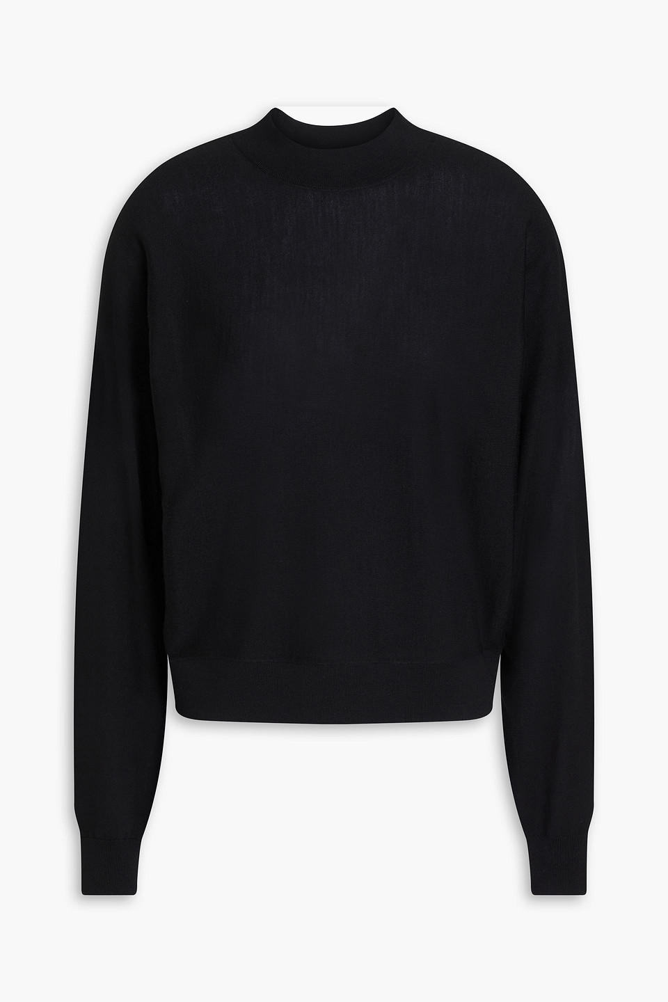 Theory Wool-blend Sweater In Black