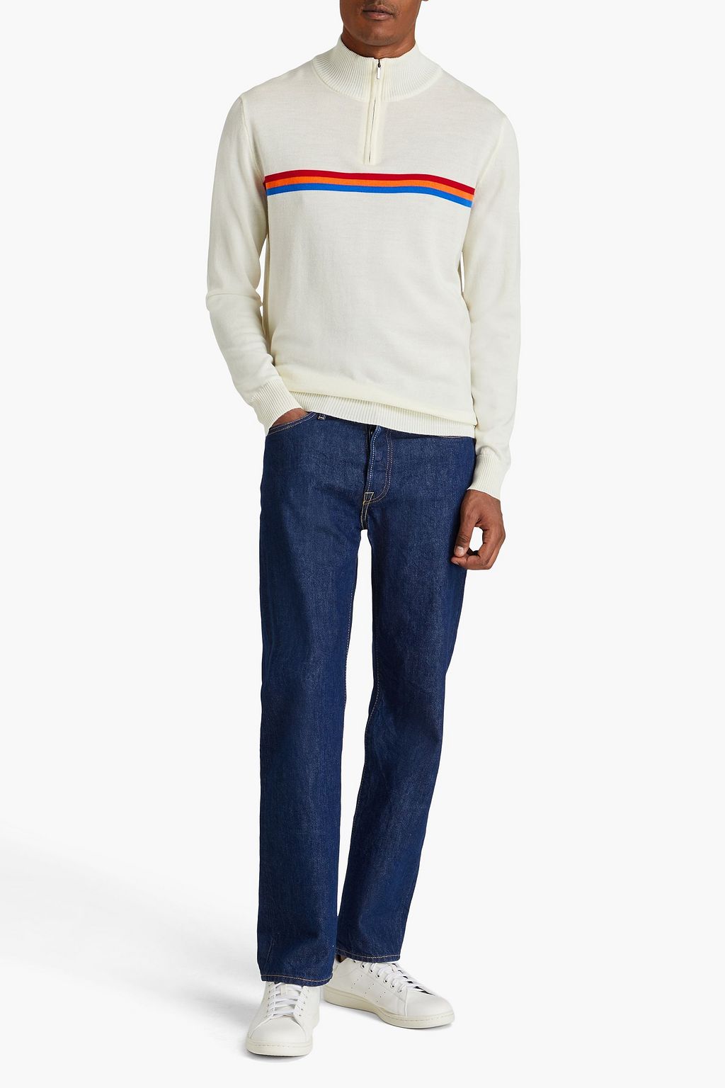 WE NORWEGIANS Merino wool-blend turtleneck sweater