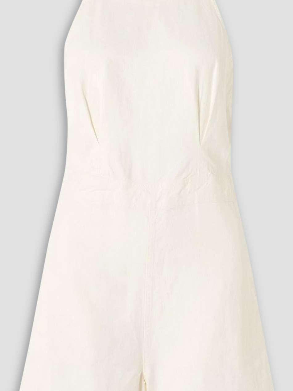 paneled hemp playsuit