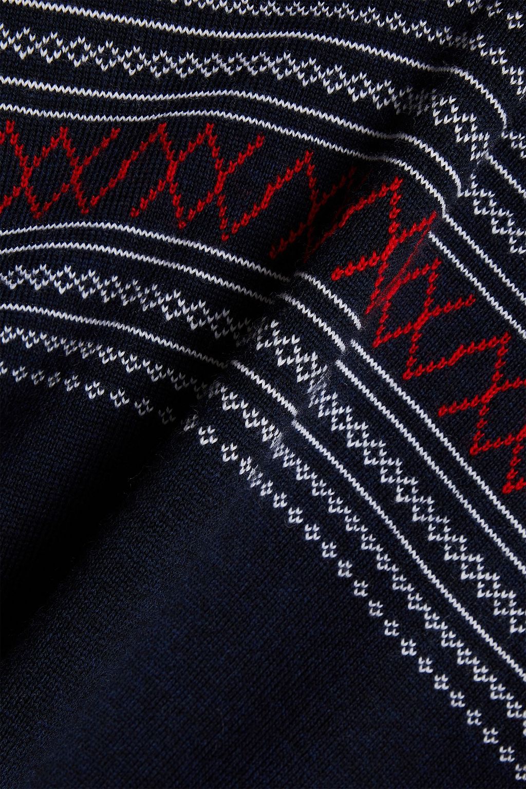 WE NORWEGIANS Fair Isle merino wool sweater