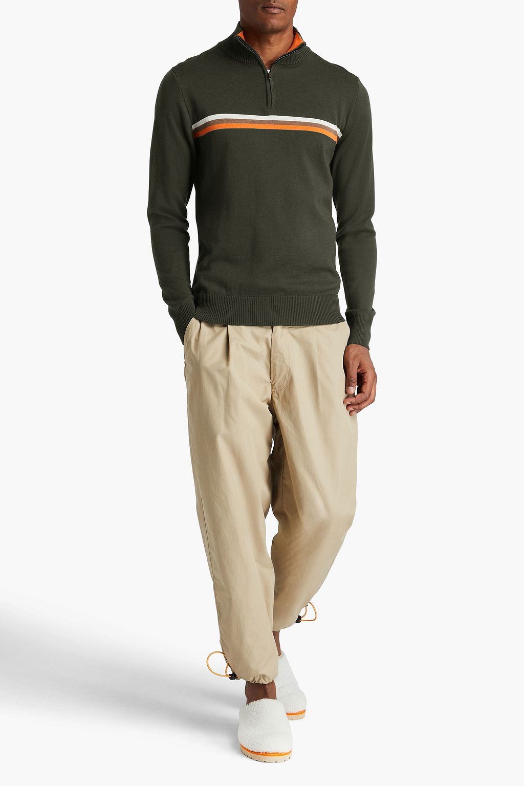 WE NORWEGIANS Merino wool-blend turtleneck sweater