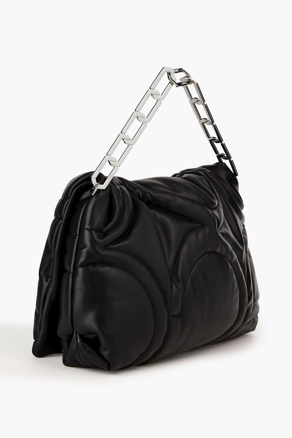 STINE GOYA Leo Clutch aus gestepptem Kunstleder
